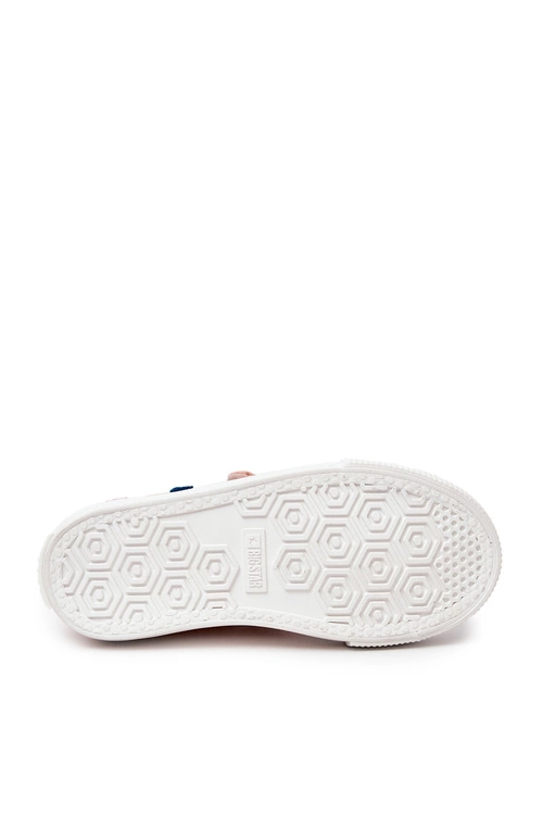 Dziecięce Trampki Na Rzep BIG STAR JJ374054 Różowe