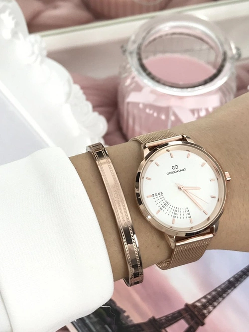 Damski Zegarek Giorgio & Dario Virgo Różowe Złoto