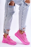 Damskie Wsuwane Buty Sportowe Sneakersy Różowe Rosett
