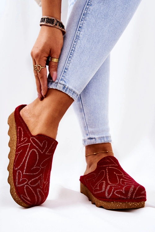 Papcie Klapki Profilaktyczne Inblu DK07-016 Czerwone