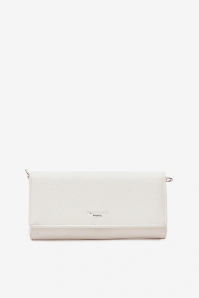 Flora&Co Portfel Torebka 2w1 Z Paskiem Ecru Suzette