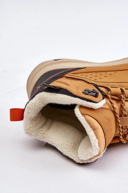 Buty Trekkingowe Młodzieżowe Ocieplane McKeylor 14011 Camel