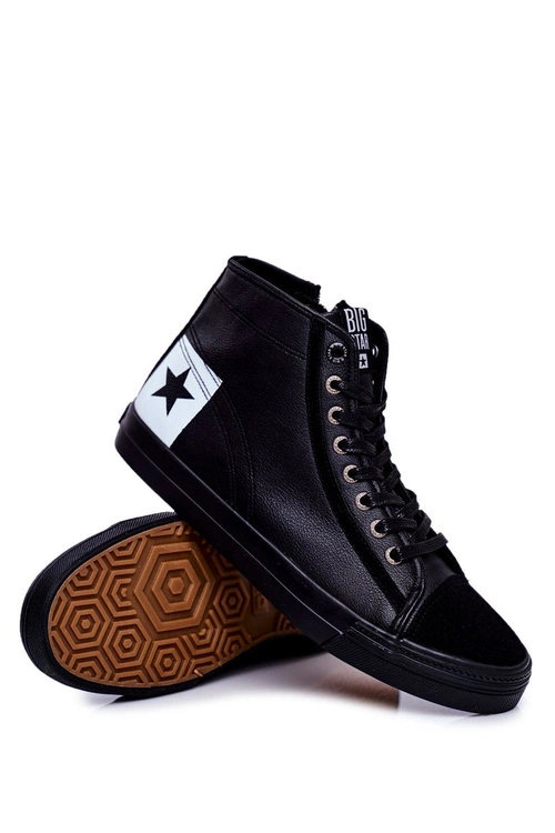 Trampki Męskie Big Star Czarne EE174066