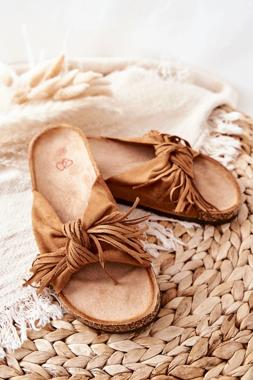 Klapki Na Korkowej Podeszwie Camel Taryne