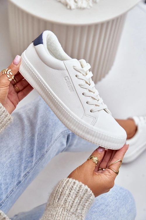 Ocieplane Trampki Damskie Big Star OO274A460 Białe