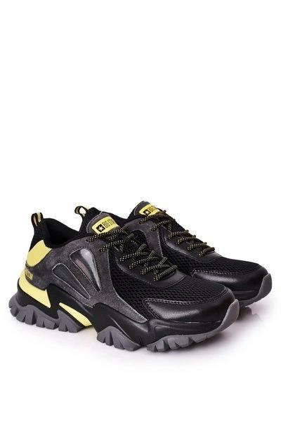 Męskie Sportowe Buty Memory Foam Big Star HH174278 Czarne