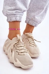 Damskie Wsuwane Sneakersy Beżowe Myles
