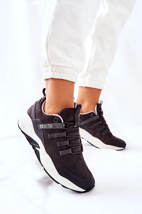 Sportowe Buty Memory Foam Big Star II274255 Szare