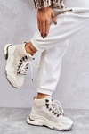 Damskie Wysokie Buty Sportowe GOE KK2N4097 Jasnobeżowe