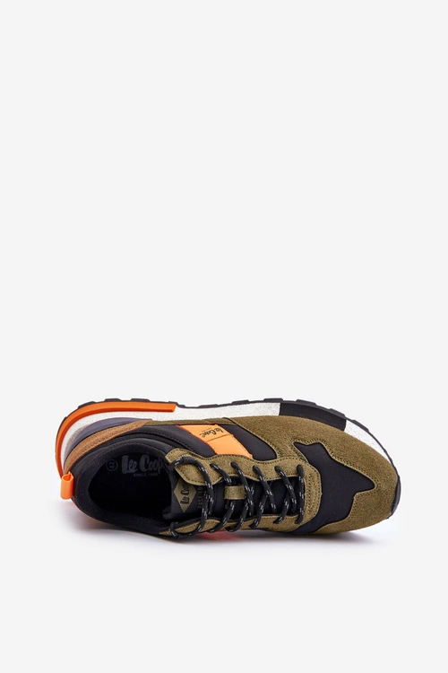 Ocieplane Sneakersy Męskie Lee Cooper LCJ-24-03-3007 Zielone