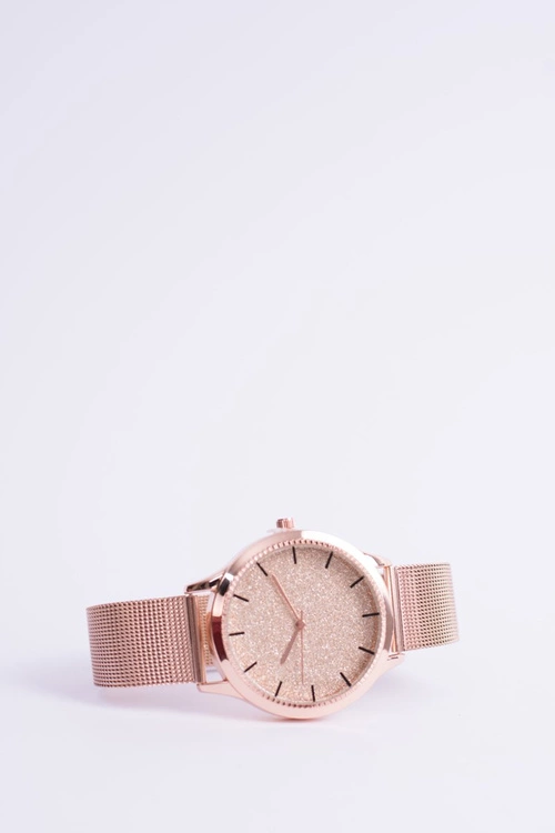 Damski Zegarek Michael John Crux Złoty Brokat