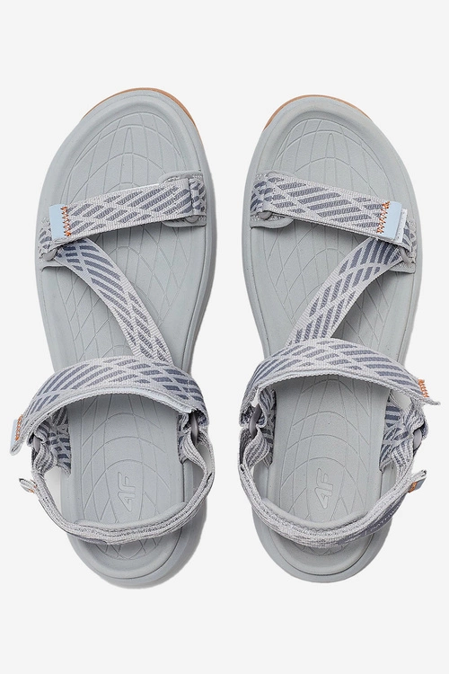 Damskie Sportowe Sandały 4FRSS24FSANF049-26S Jasnoszare