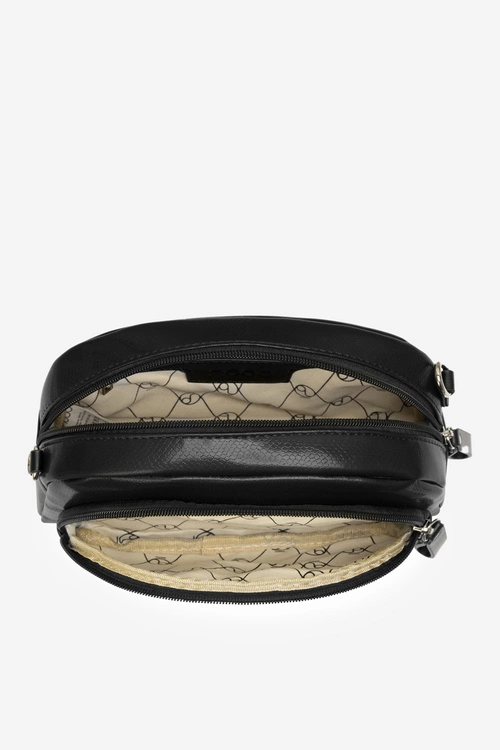 Torebka Skórzana Zwierzęcy Wzór NOBO NBAG-R0150-C020 Czarna