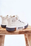 Dziecięce Wysokie Trampki BIG STAR KK374015 Białe