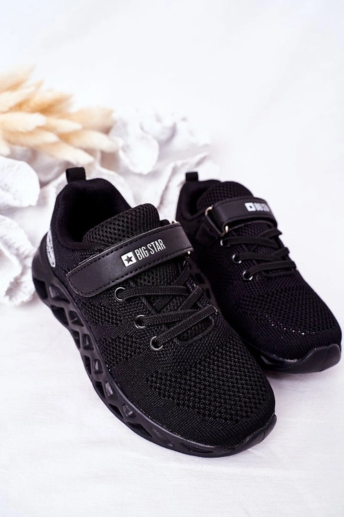 Dziecięce Sportowe Buty Sneakersy Big Star HH374184 Czarne