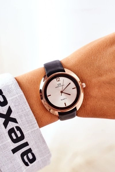 Zegarek Na Skórzanym Pasku Giorgio&Dario Czarny