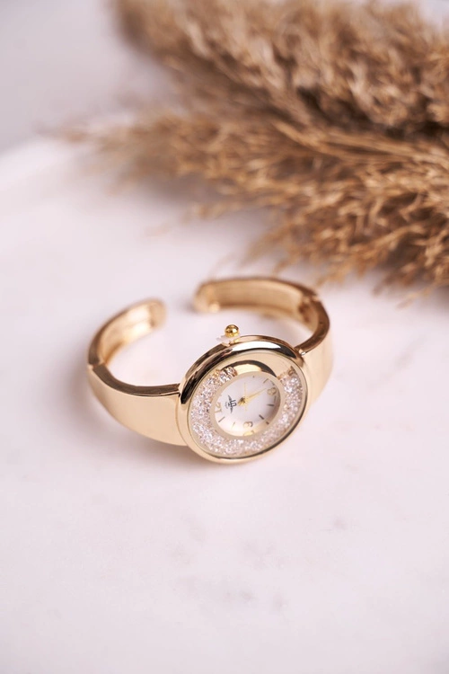 Damski Zegarek Michael John Złoto Biały Turana