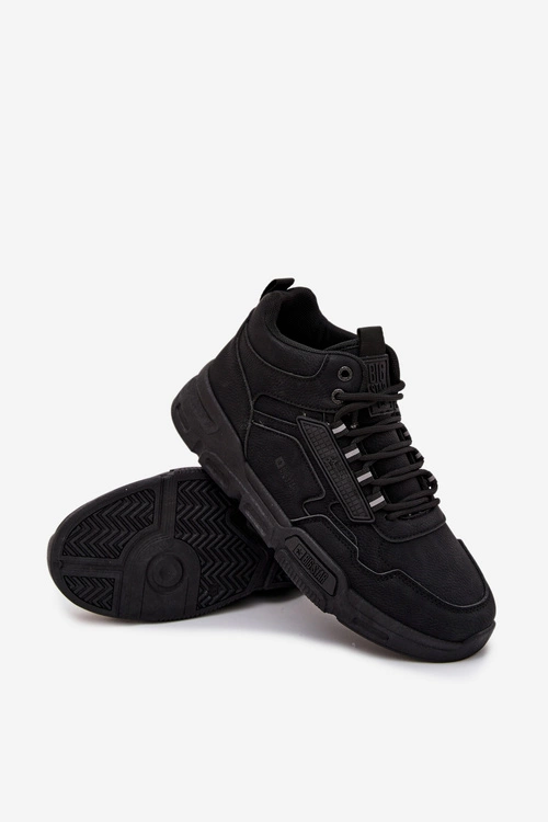 Sneakersy Męskie Big Star SS174282 HI-POLY SYSTEM Czarne