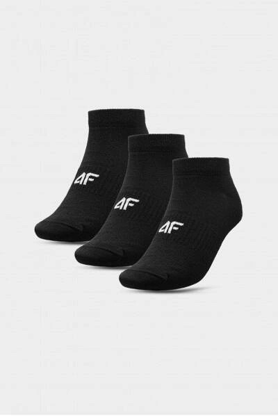 Skarpety Męskie Casual 4F 3-PACK 4FAW23USOCM203-20S Czarne