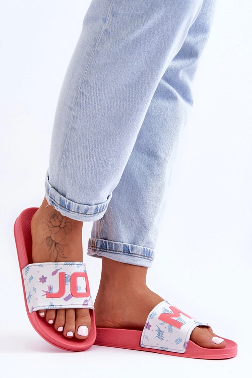 Klasyczne Damskie Klapki Różowe Jomix