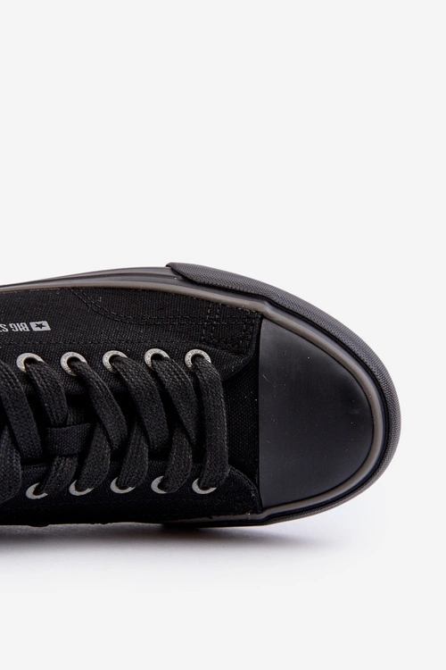 Męskie Niskie Trampki Big Star NN174005 Czarne