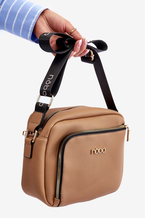 Torebka Listonoszka Z Eko Skóry NOBO BAGP990-K015 Brązowa