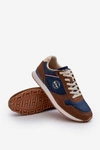 Męskie Sneakersy Buty Sportowe Lee Cooper LCW-24-03-2334 Brązowe