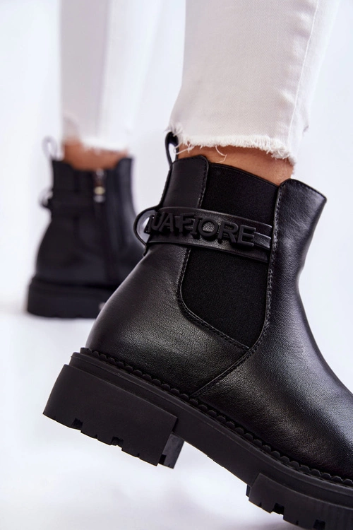 Damskie Botki La.Fi 250005B-PU Czarne