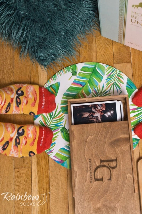 Skarpetki Rainbow Socks Pizza 4 Pary Pepperoni Owoce Morza Włoska