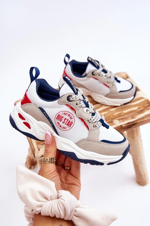 Dziecięce Buty Sportowe Memory Foam System Big Star JJ374269 Białe