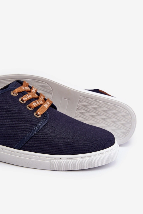 Tenisówki Trampki Męskie Big Star NN176002 Memory Foam System Granatowe