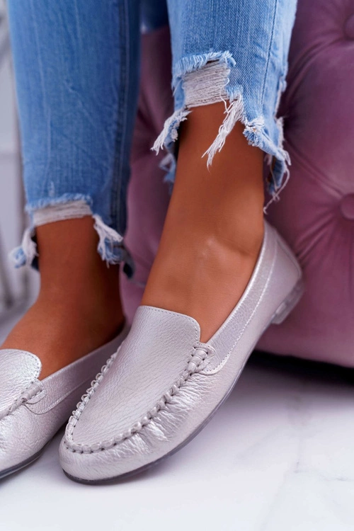 Mokasyny Damskie Sergio Leone Różowa Perła Winted