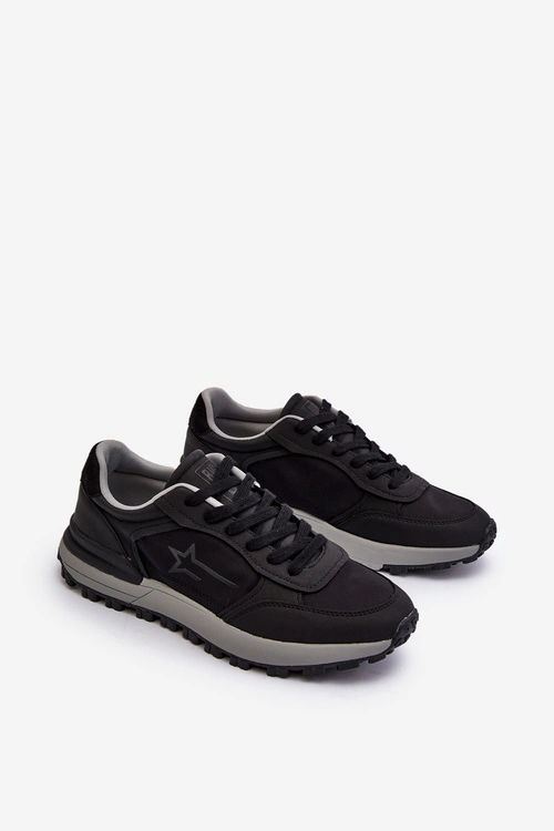 Męskie Sneakersy Big Star NN174069 Memory Foam System Czarne