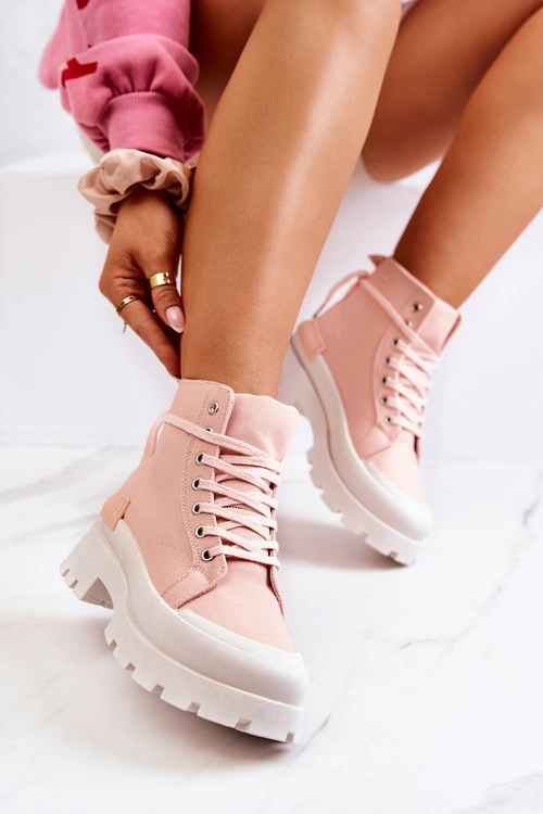 Trapery Wiązane Różowe Faithfull