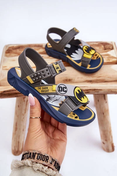 Dziecięce Sandałki Batman Grendene Kids JJ385049 Szare