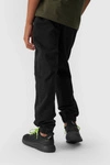 Chłopięce Spodnie Joggery Casual Gładkie 4F 4FJWMM00TTROM0812-20S Czarne