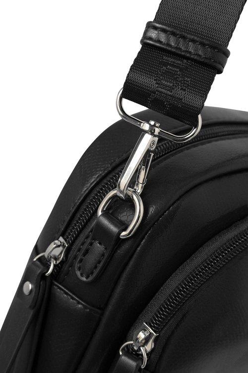 Torebka Skórzana Zwierzęcy Wzór NOBO NBAG-R0150-C020 Czarna