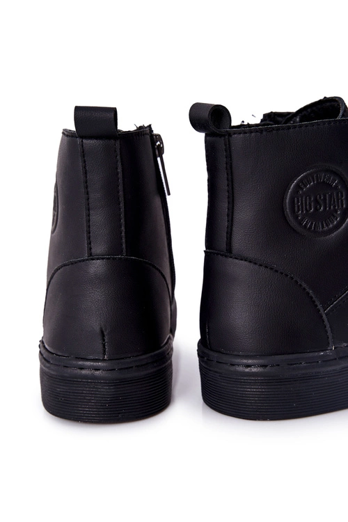 Męskie Wysokie Trampki BIG STAR II174048 Czarne