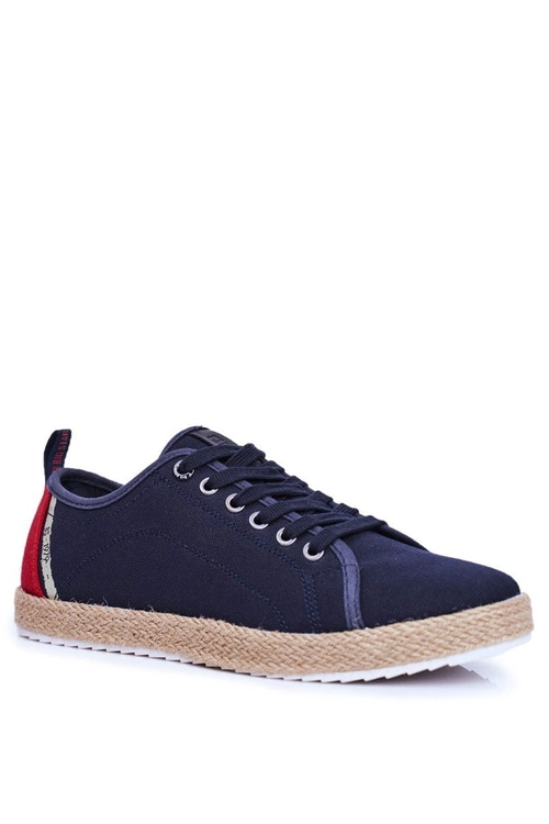 Trampki Męskie Big Star Espadryle Granatowe FF174154