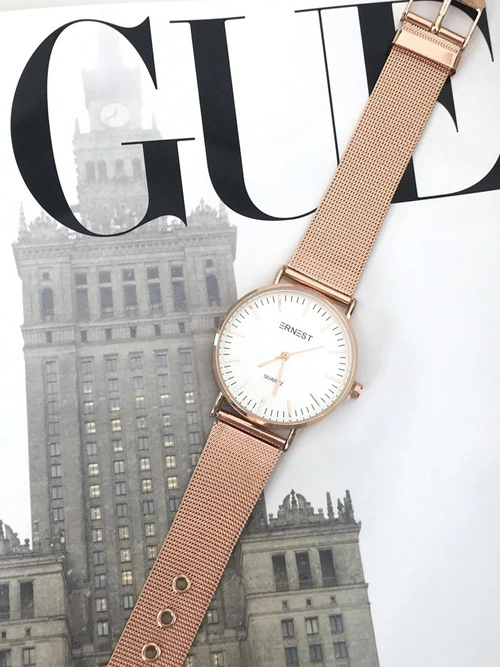 Damski Zegarek Ernest Lena Złoty