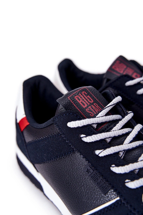 Sportowe Męskie Buty Memory Foam Big Star II174083 Granatowe