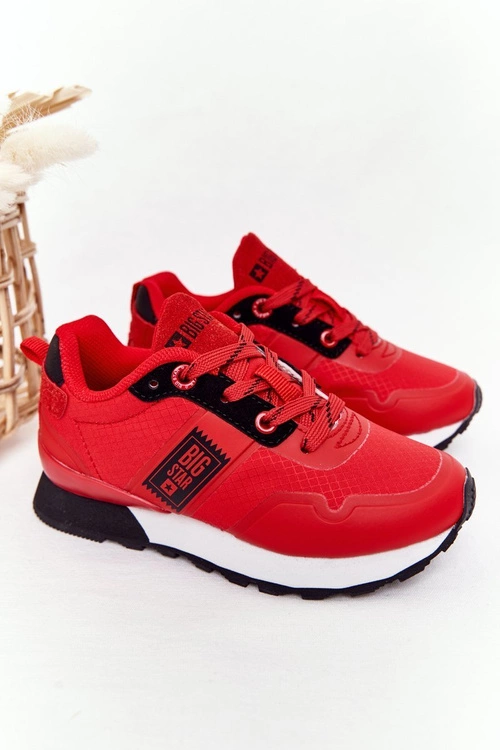 Dziecięce Sportowe Buty Memory Foam Big Star HH374173 Czerwone