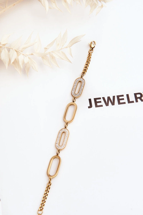 Bransoletka Z Owalnymi Zawieszkami Złota