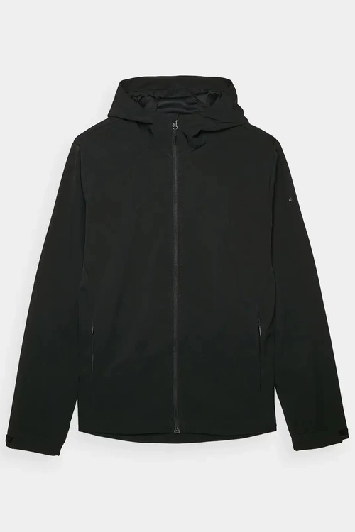 Kurtka Męska Softshell Z Kapturem 4F 4FWAW24TSOFM283-20S Czarna