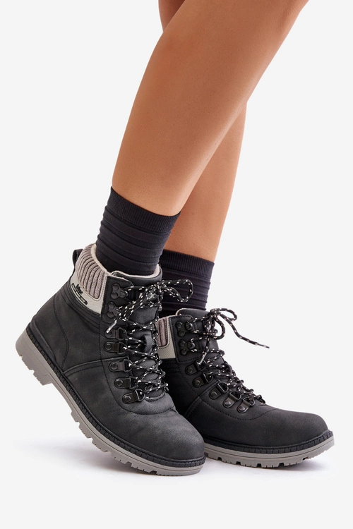 Ocieplane Trapery Damskie Lee Cooper LCJ-24-03-3043 Czarne