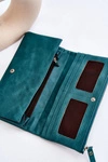 Damski Duży Pojemny Portfel Zielony Evina