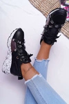 Sportowe Damskie Buty Lu Boo Czarne Frency