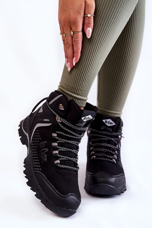 Damskie Ocieplane Trapery Lee Cooper LCJ-22-01-1427L Czarne