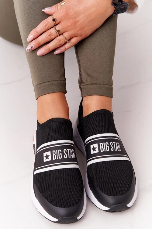 Sportowe Buty Slip-On Memory Foam Big Star HH274536 Czarne