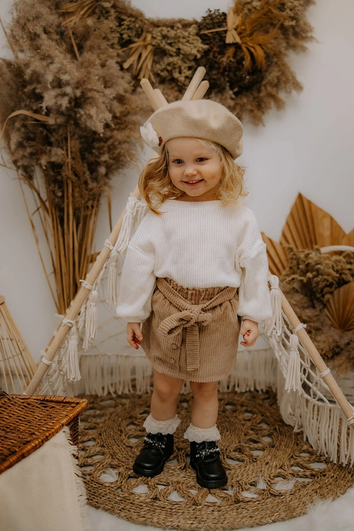 Dziecięce Botki Ocieplane Futerkiem Czarne Flossie